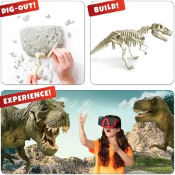 Abacus Interaktiivinen Puuhasetti VR Dinosaurusten Kaivaukset