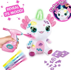 Airbrush Plush Aksolotli Maalattava Pehmolelu