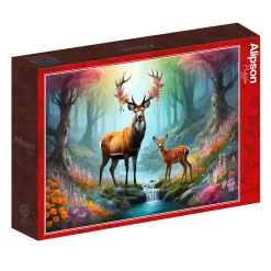 Alipson Puzzle 500 Palan Palapeli Cerf Majestueux