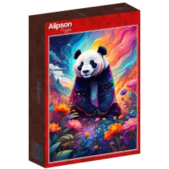 Alipson Puzzle 1000 Palan Palapeli Colorful Panda