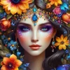 Alipson Puzzle 1000 Palan Palapeli The Flower Woman