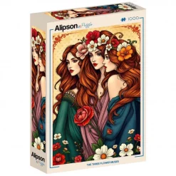 Alipson Puzzle 1000 Palan Palapeli The Three Flower Muses