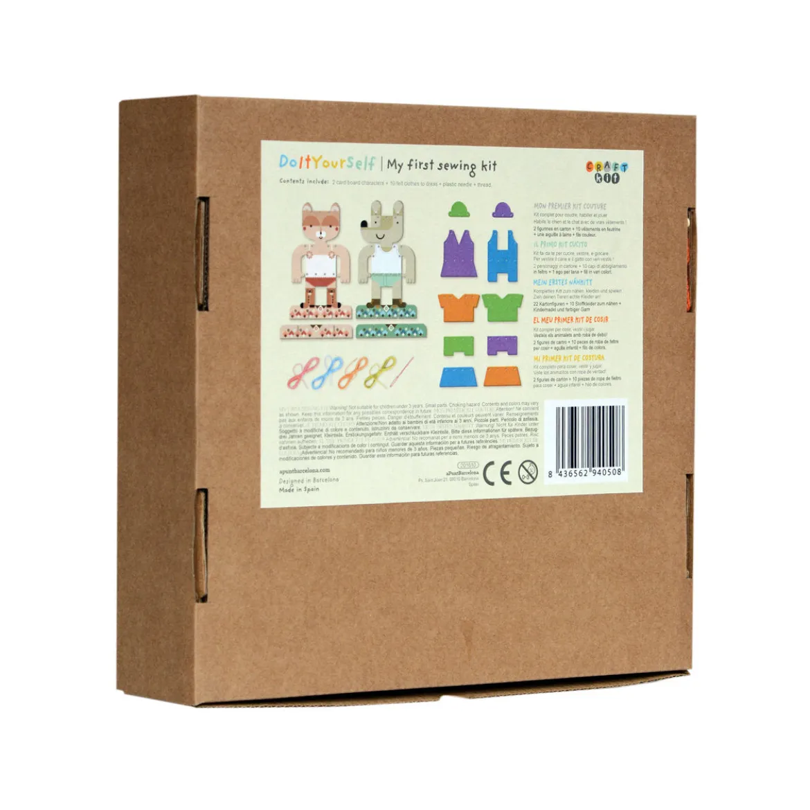 aPunt Barcelona Craft Kit, My First Sewing Kit