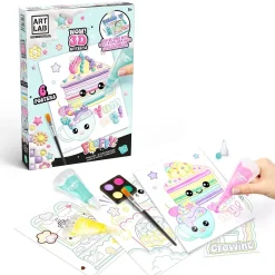 Art Lab Fluffy Paint Kit Askartelumassa
