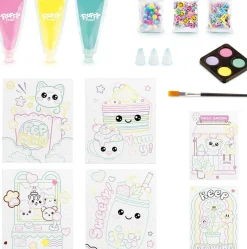 Art Lab Fluffy Paint Kit Askartelumassa