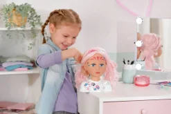 Baby Born Sister Kampauspää sekä Kasvomaalaus Nukke