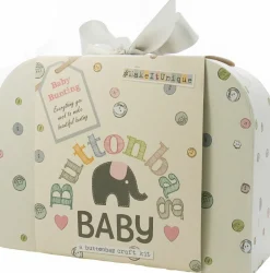 Baby Button Bag, Bunting Kit