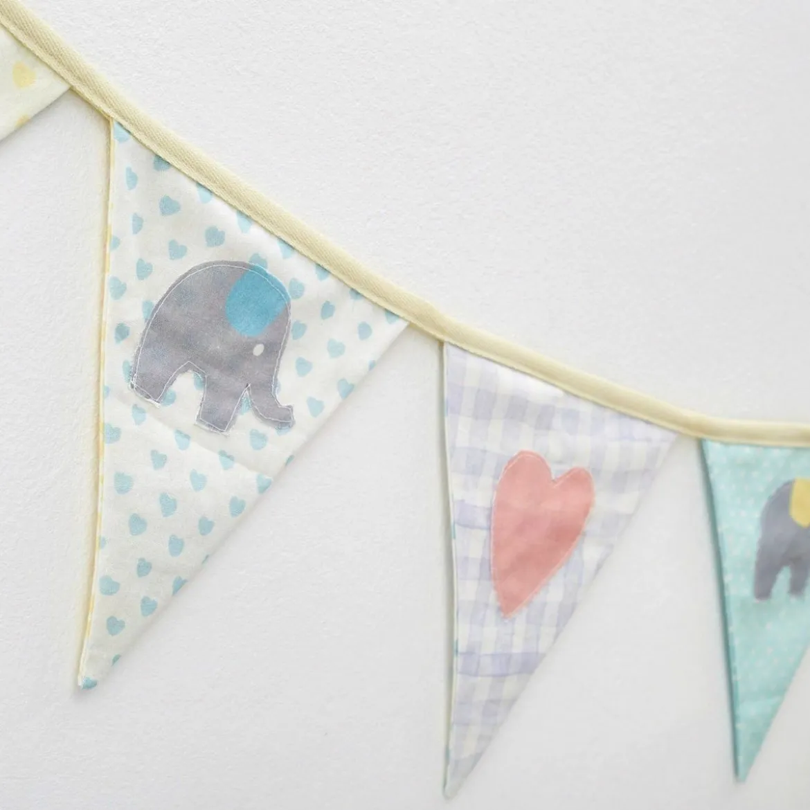 Baby Button Bag, Bunting Kit