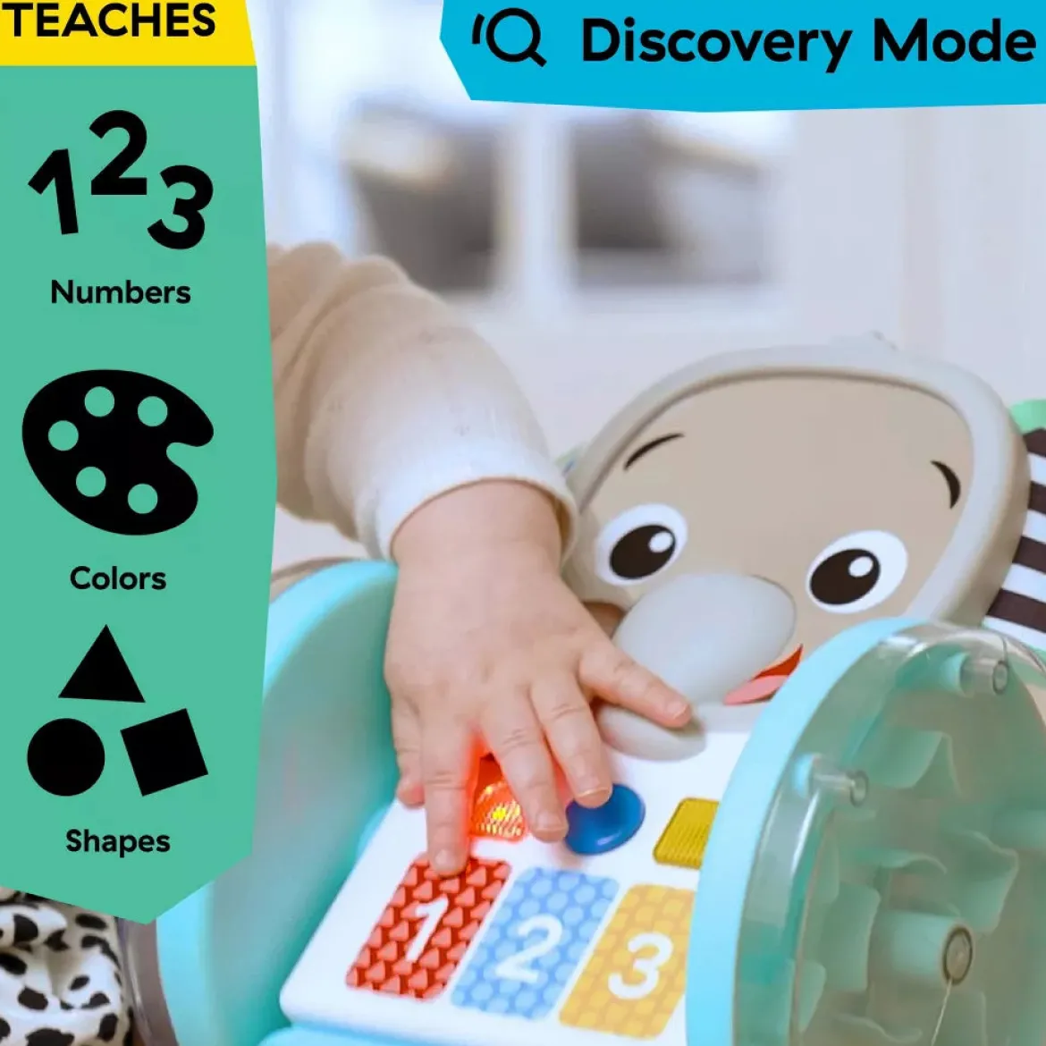 Baby Einstein Chase & Tap Earl Norsu Ryömimislelu Valoilla ja Äänillä