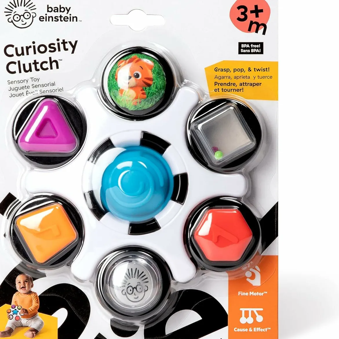 Baby Einstein Curiosity Clutch Aktiviteettilelu
