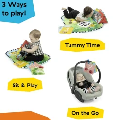 Baby Einstein Discovery Garden Tummy Time & Mirror Aktiviteettilelu/Aktiviteettimatto