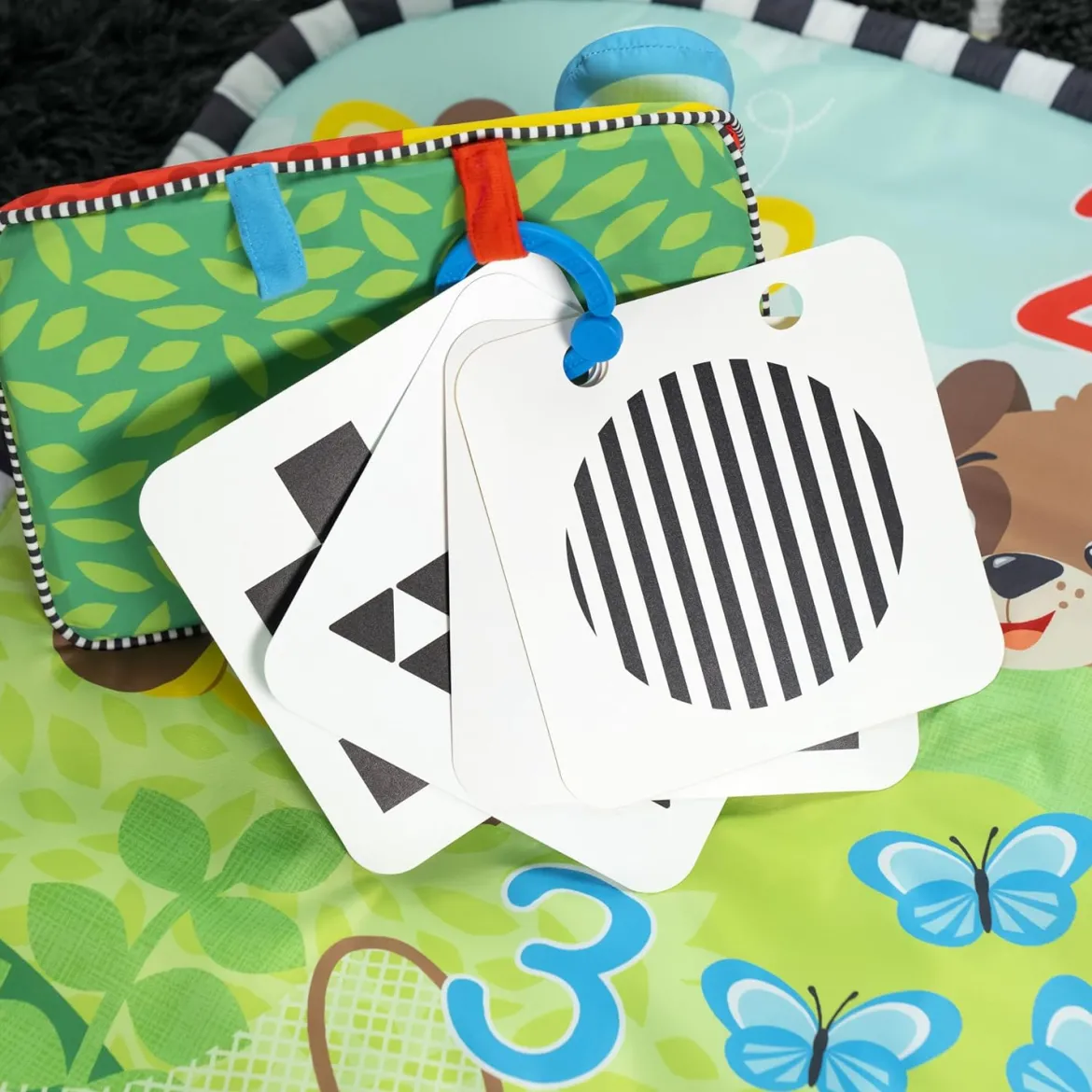 Baby Einstein Discovery Garden Tummy Time & Mirror Aktiviteettilelu/Aktiviteettimatto