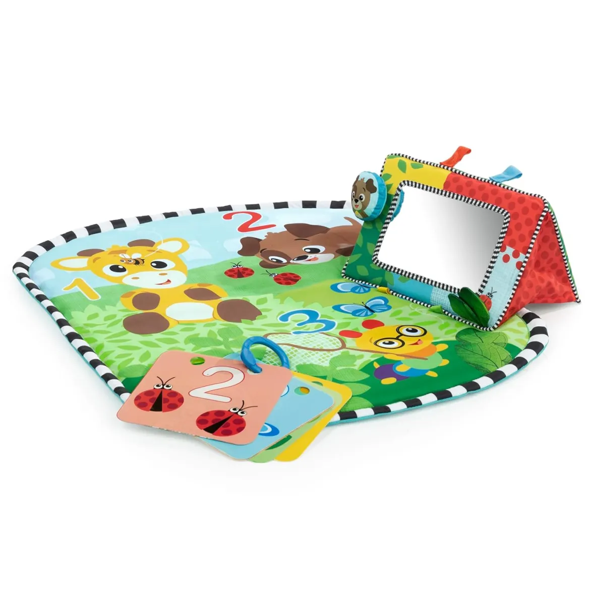Baby Einstein Discovery Garden Tummy Time & Mirror Aktiviteettilelu/Aktiviteettimatto