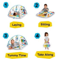 Baby Einstein 4-in-1 Kickin' Tunes Aktiviteettimatto Vauvajumppa Musiikki