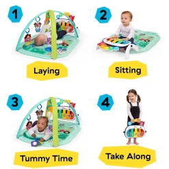 Baby Einstein 4-in-1 Kickin' Tunes Musical Meadow Aktiviteettimatto Vauvajumppa Musiikki
