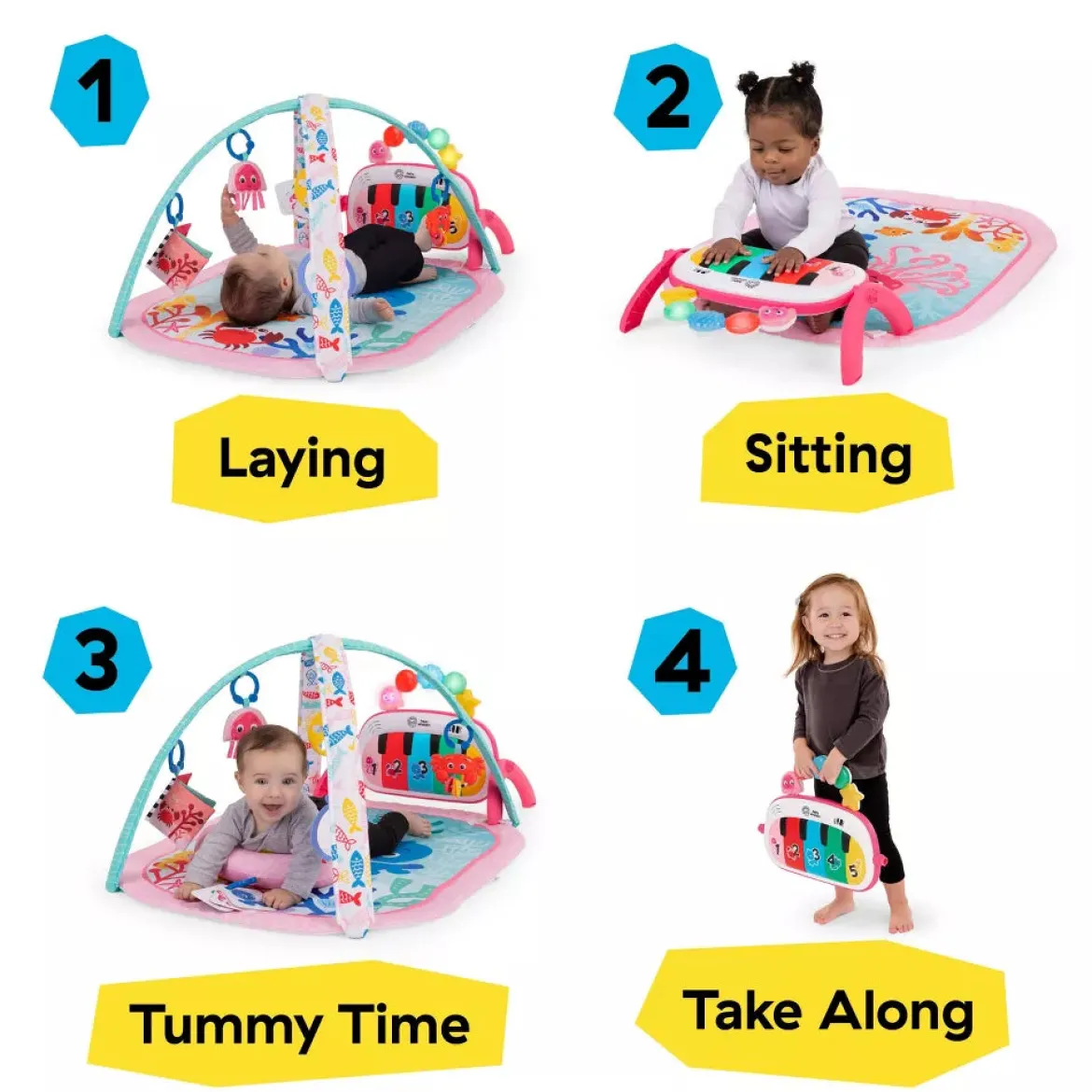 Baby Einstein Jellyfish Jamboree 4 in 1 Aktiviteettimatto