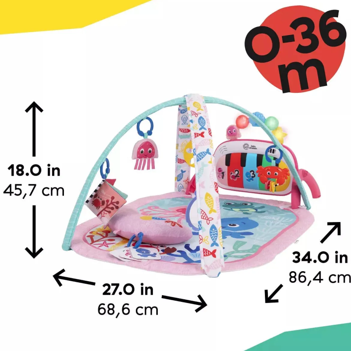Baby Einstein Jellyfish Jamboree 4 in 1 Aktiviteettimatto
