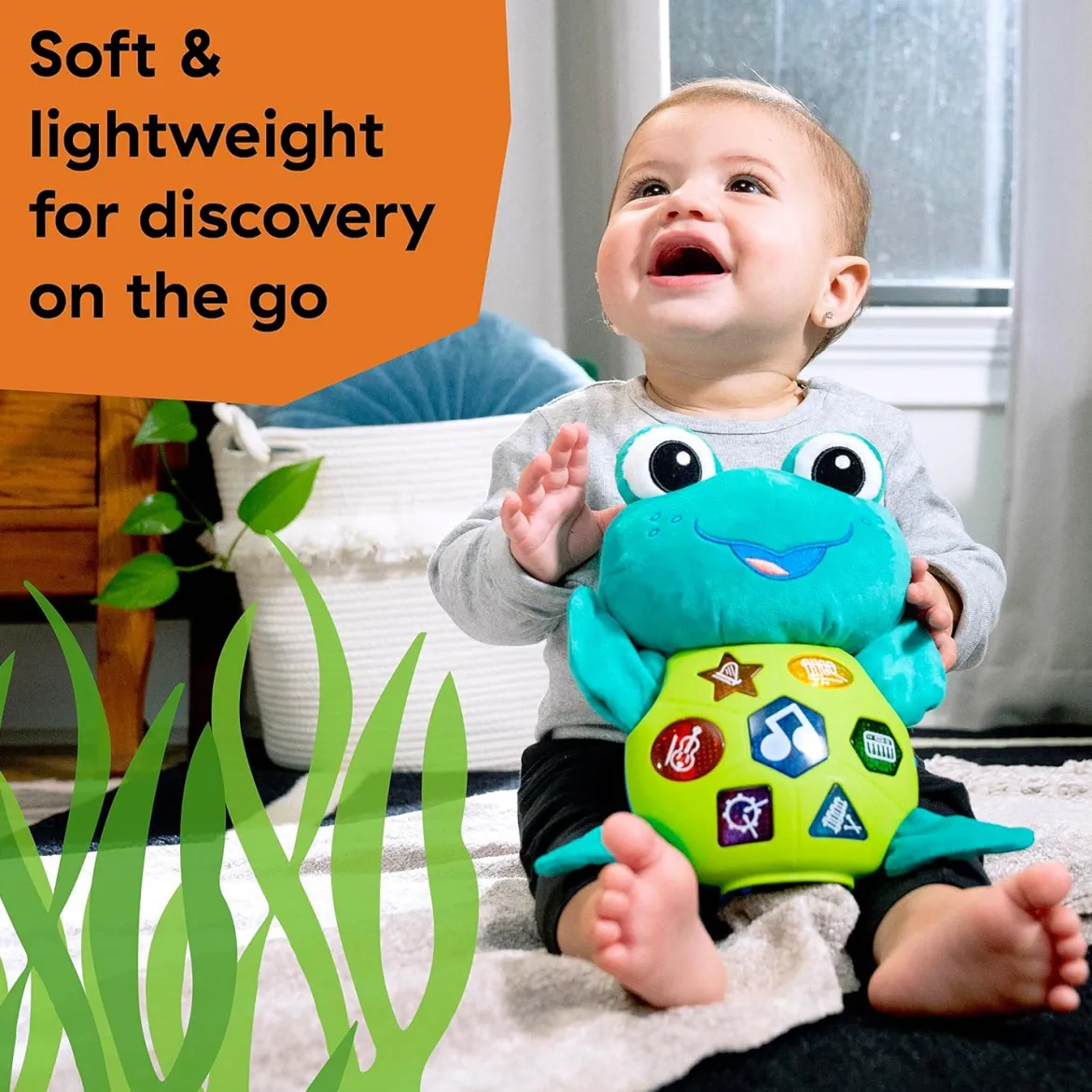 Baby Einstein Neptune's Cuddly Composer Musiikki Aktiviteettipehmolelu
