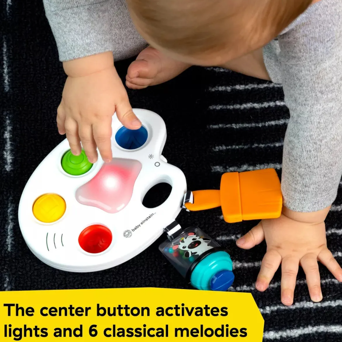 Baby Einstein Popper Activity Paint Pallet Dimples Poksauttelulelu