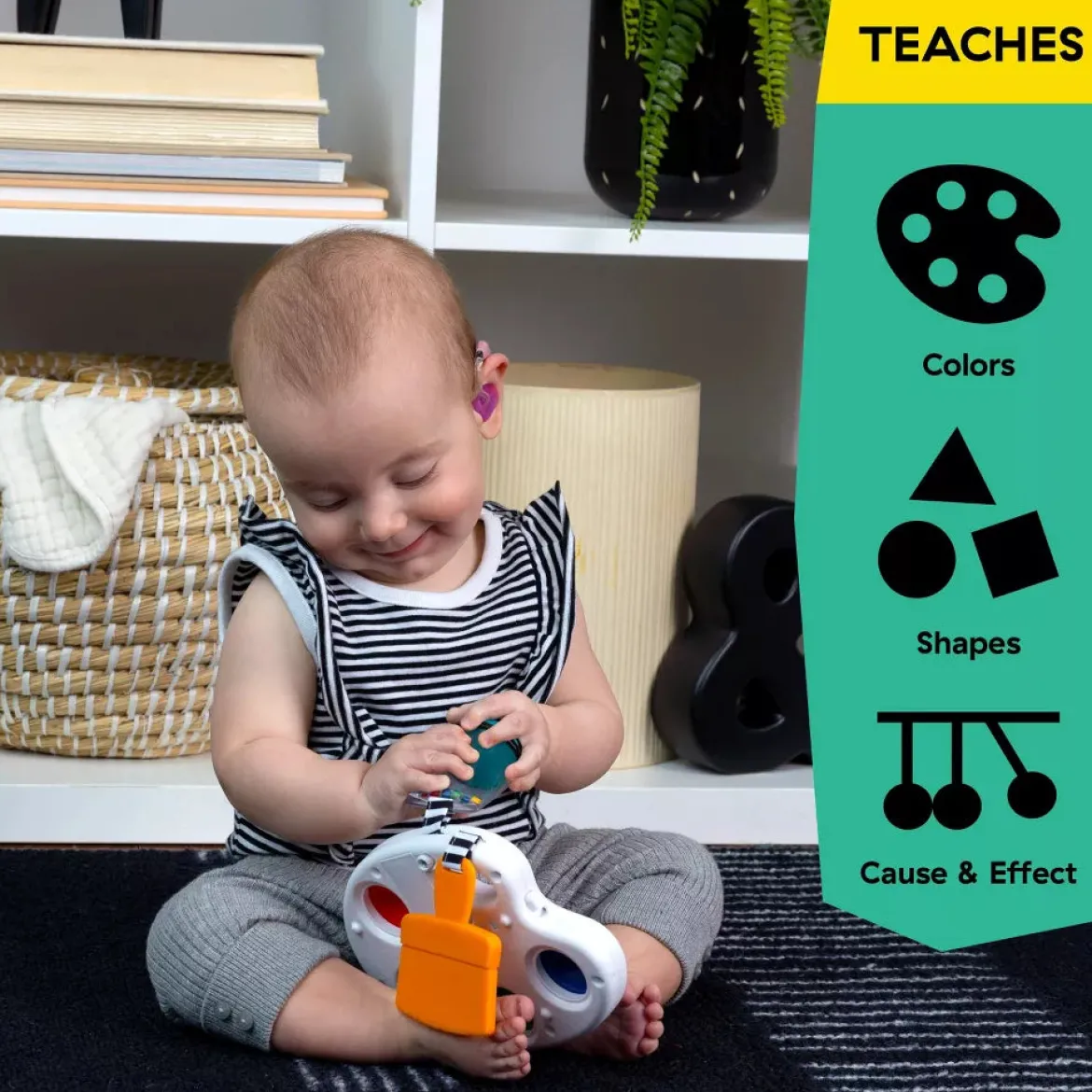 Baby Einstein Popper Activity Paint Pallet Dimples Poksauttelulelu