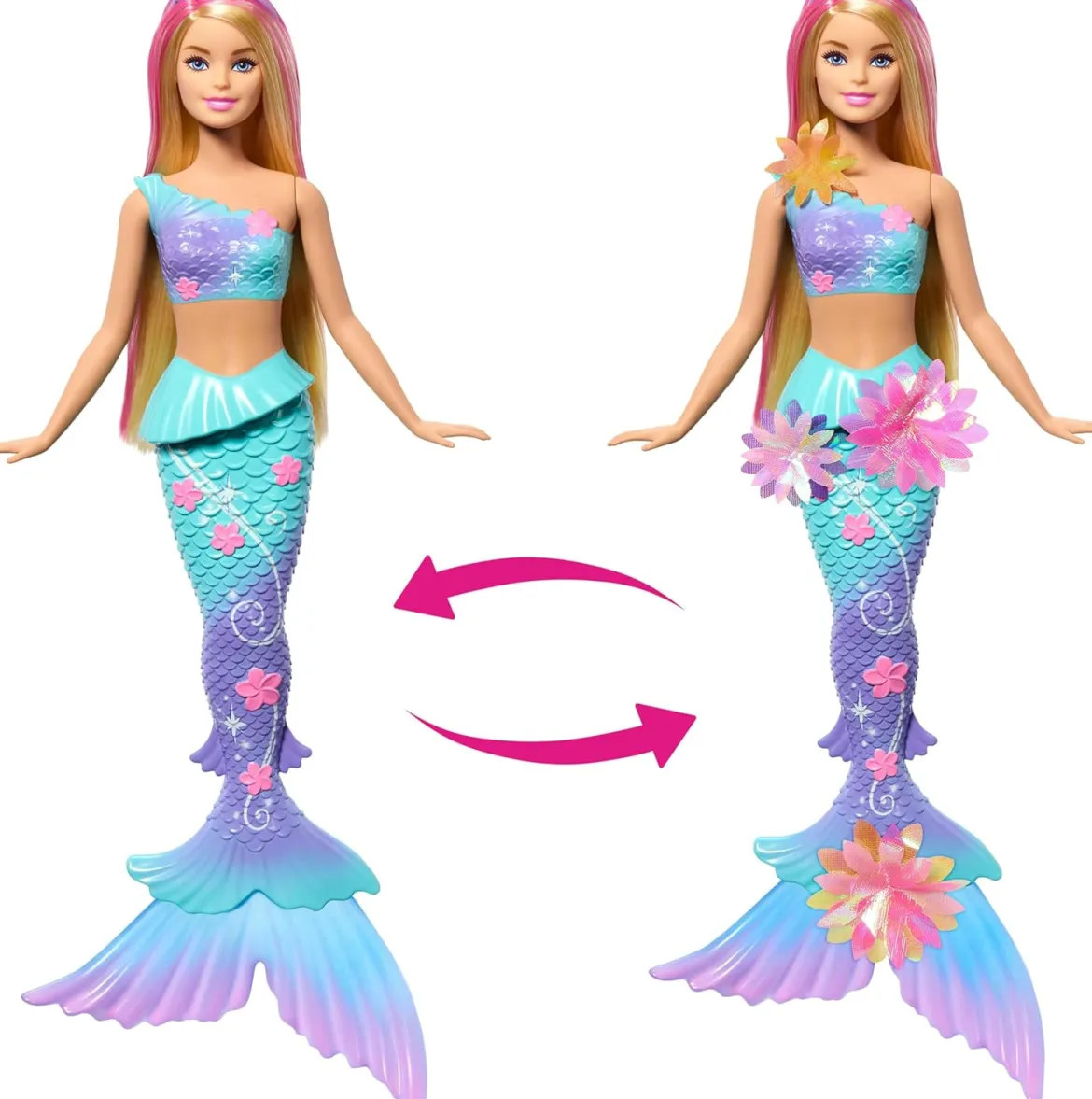 Barbie Blooming Mermaid Merenneito Nukke Lila
