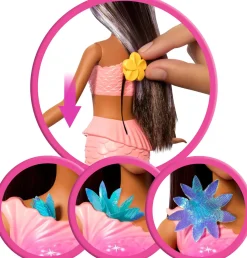Barbie Blooming Mermaid Merenneito Nukke Pinkki