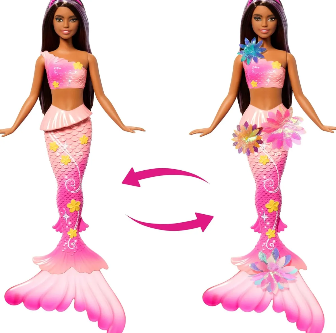 Barbie Blooming Mermaid Merenneito Nukke Pinkki