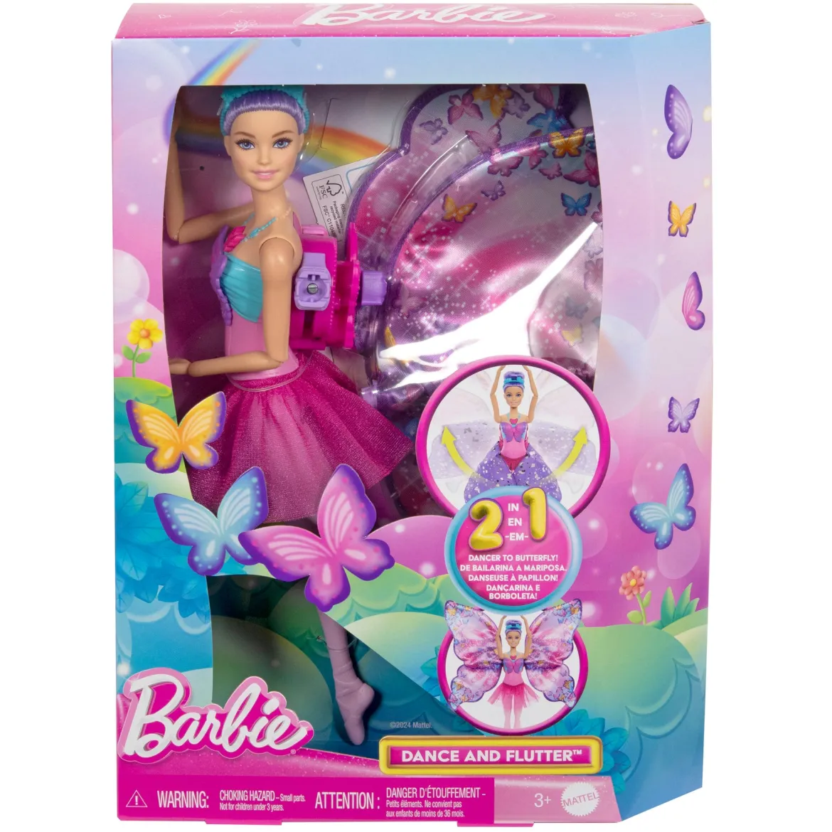 Barbie Butterfly Dancer Ballerina Nukke