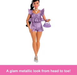 Barbie Deluxe Style Nukke Lila