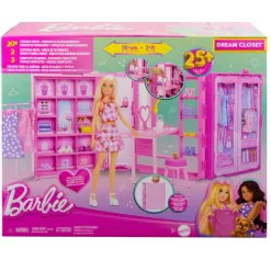 Barbie Dream Closet Vaatekaappi, Nukke ja Asusteet
