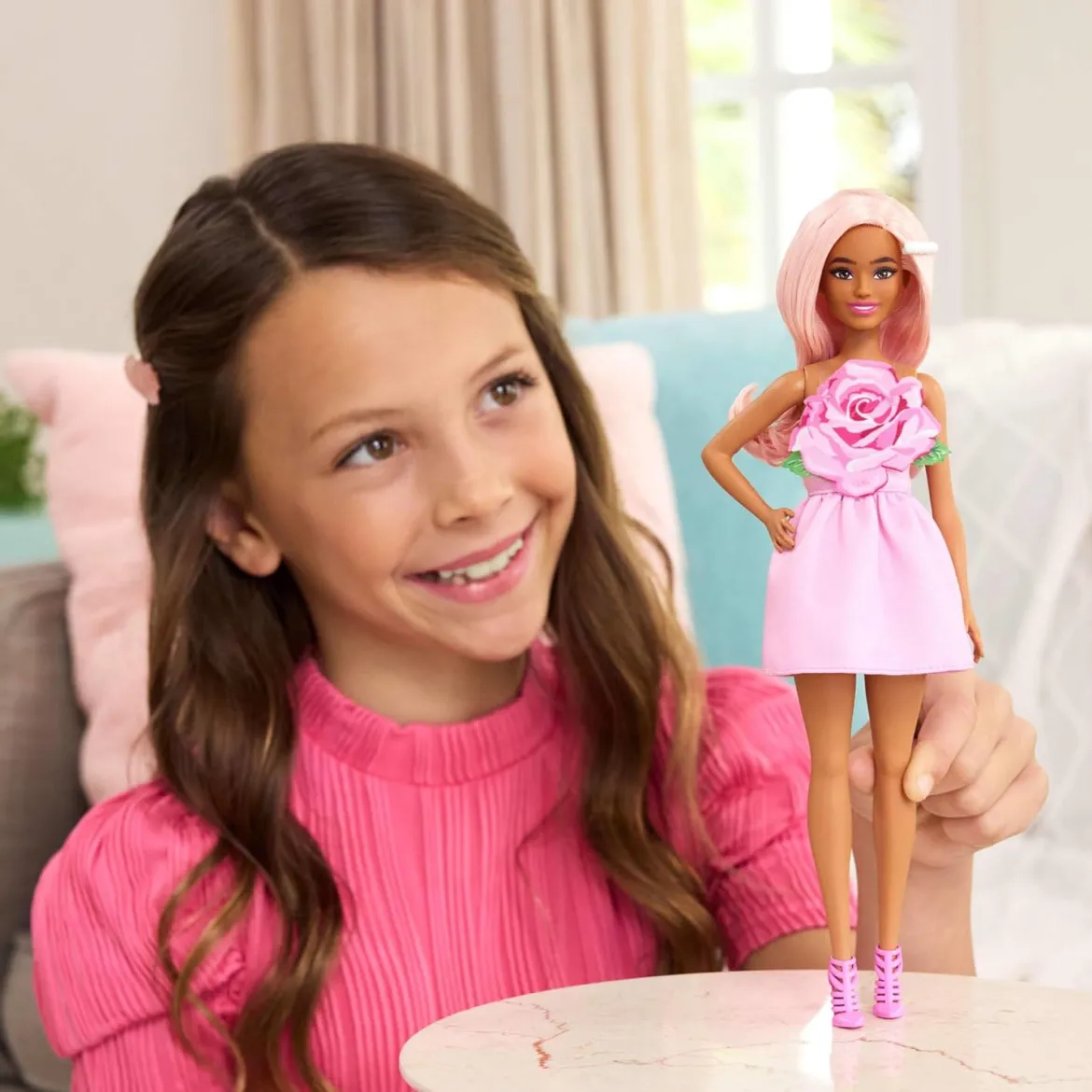 Barbie Fashionistas Pinkissä Mekossa