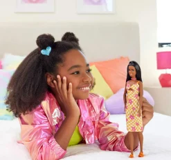 Barbie Fashionistas - Ruutumekko Nukke