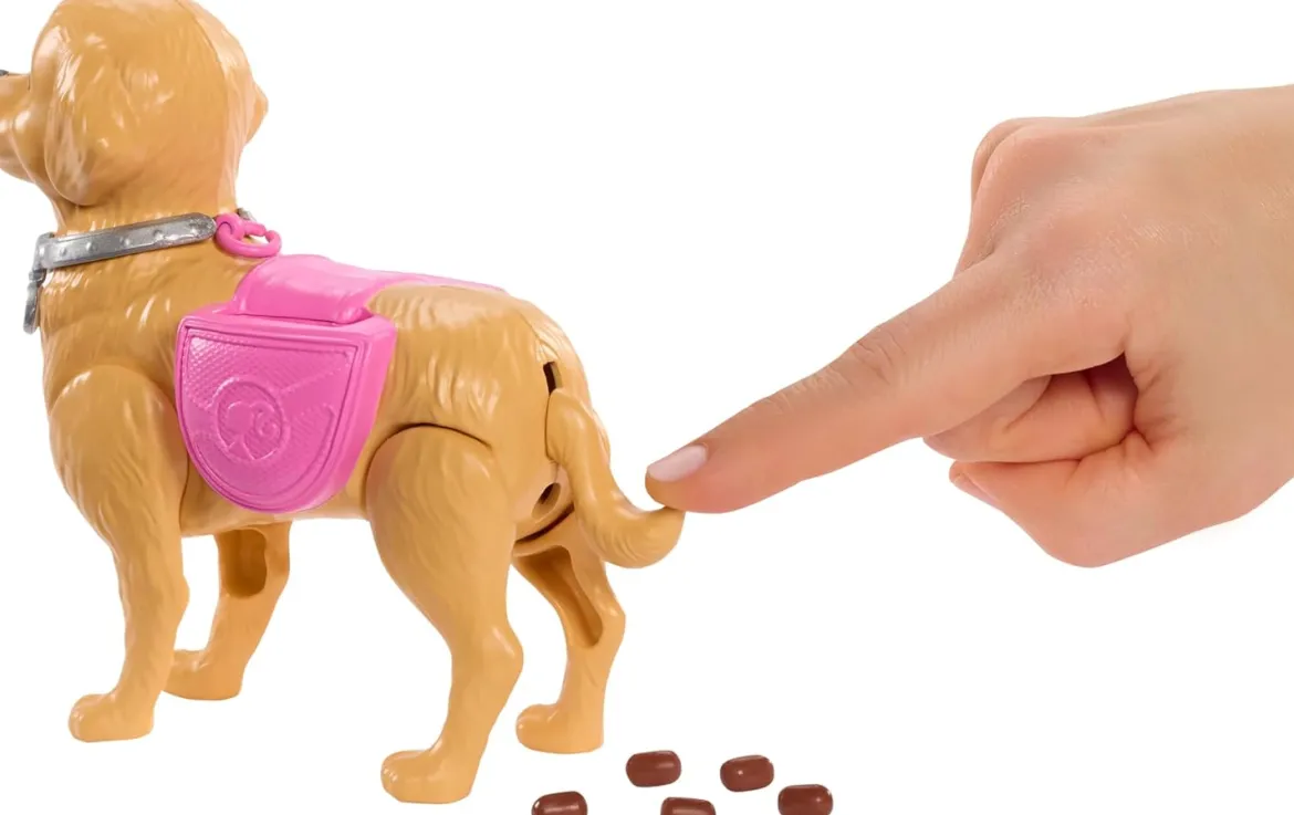 Barbie "Malibu" Walk & Potty Pup Barbie Nukke ja Koira Leikkisetti