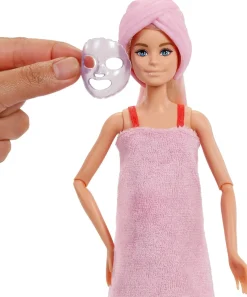 Barbie Party Color Change Väriä Vaihtava Nukke Pinkit Hiukset