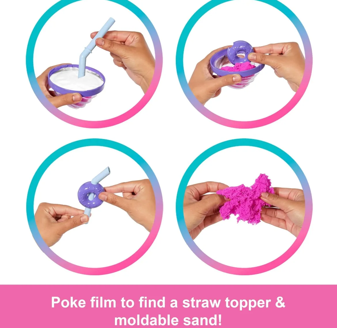 Barbie Pop Reveal Treats Lila