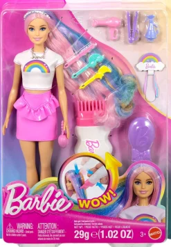 Barbie Rainbow Sparkle Hair Nukke