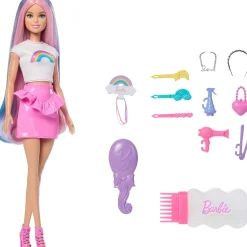 Barbie Rainbow Sparkle Hair Nukke