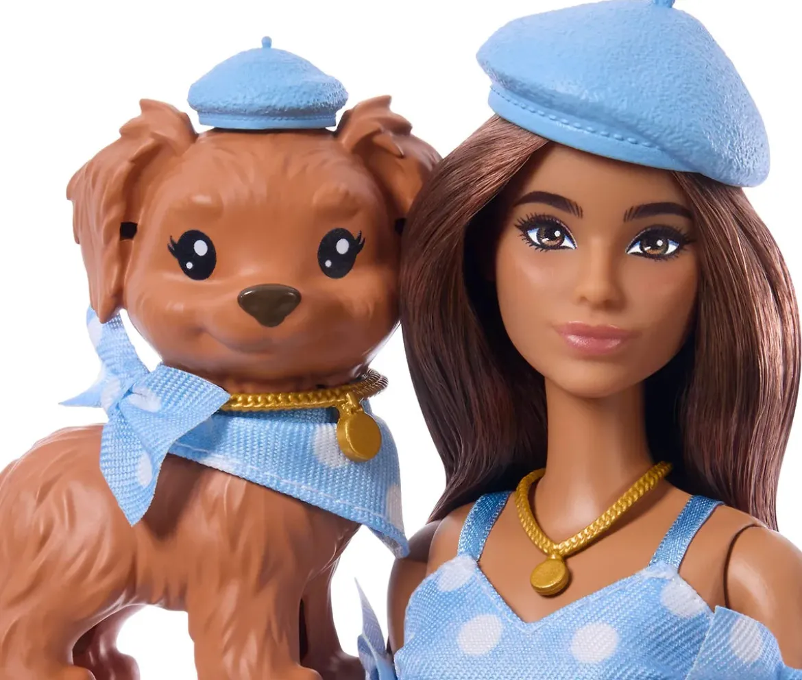 Barbie Twinning Looks Nukke ja Lemmikki Brunette