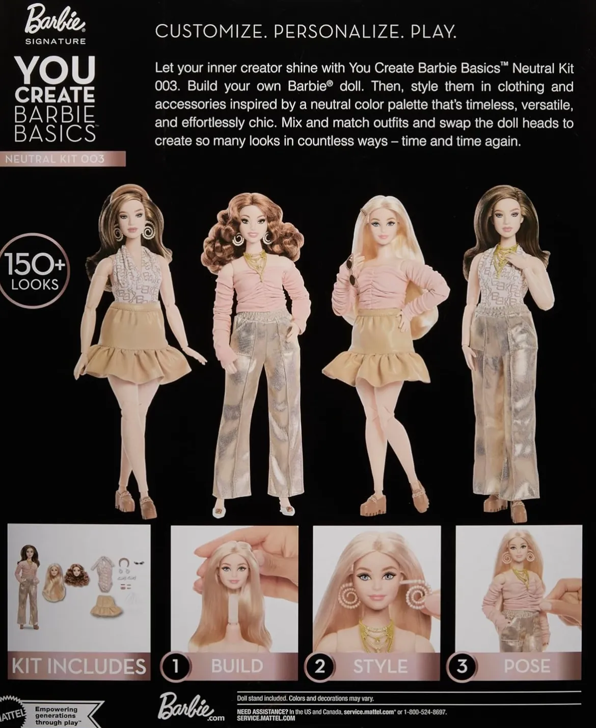 Barbie You Create Basics Neutral Kit #003