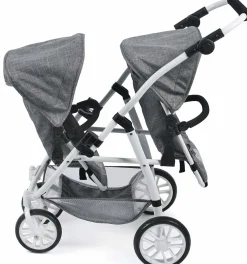 Bayer Chic 2000 Kaksostenrattaat Harmaa (Nukelle)