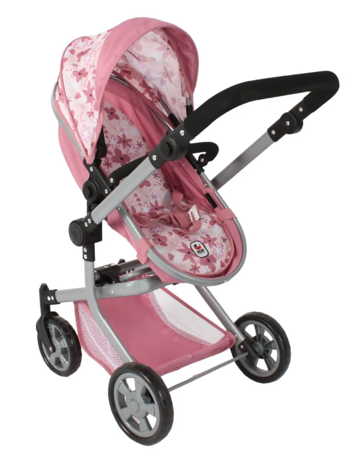 Bayer Chic Kombi Nukenvaunut/Yhdistelmävaunut Roosa/Kukallinen