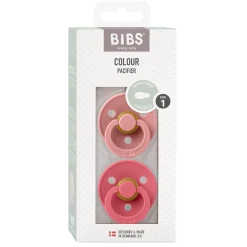 BIBS Colour Tutti 2kpl Koko 1 Dusty Pink/ Coral
