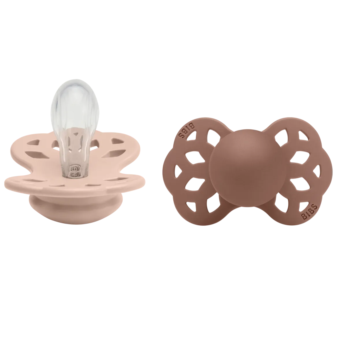 BIBS Infinity Tutti 2kpl Koko 1 Blush/Woodchuck