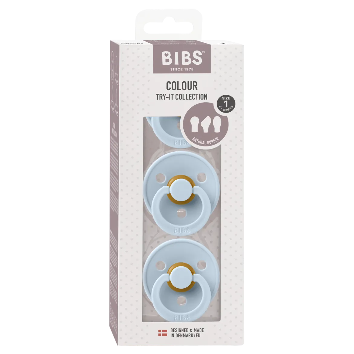 BIBS Supreme Try-It Tutti 3kpl Koko 1 Baby Blue