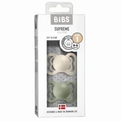 BIBS Supreme Tutti 2kpl Koko 1 Ivory/Sage