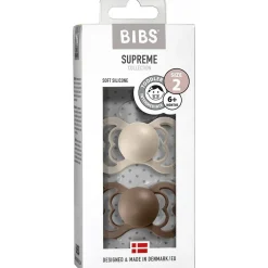 BIBS Supreme Tutti 2kpl Koko 2 Vanilla/Dark Oak