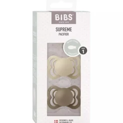 BIBS Supreme Tutti 2kpl Koko 1 Vanilla/ Dark Oak