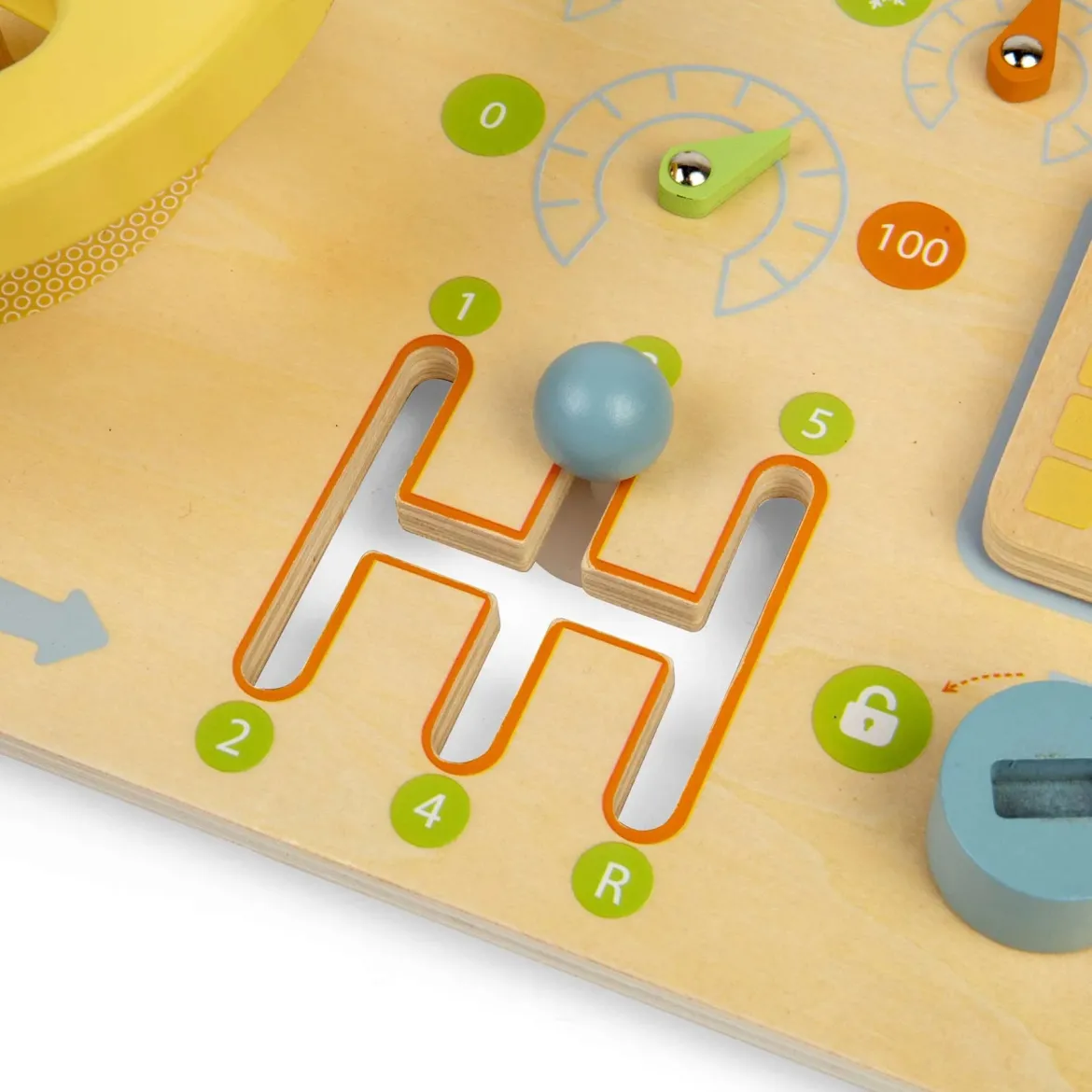 Bigjigs Busyboard Puinen Aktiviteettialusta