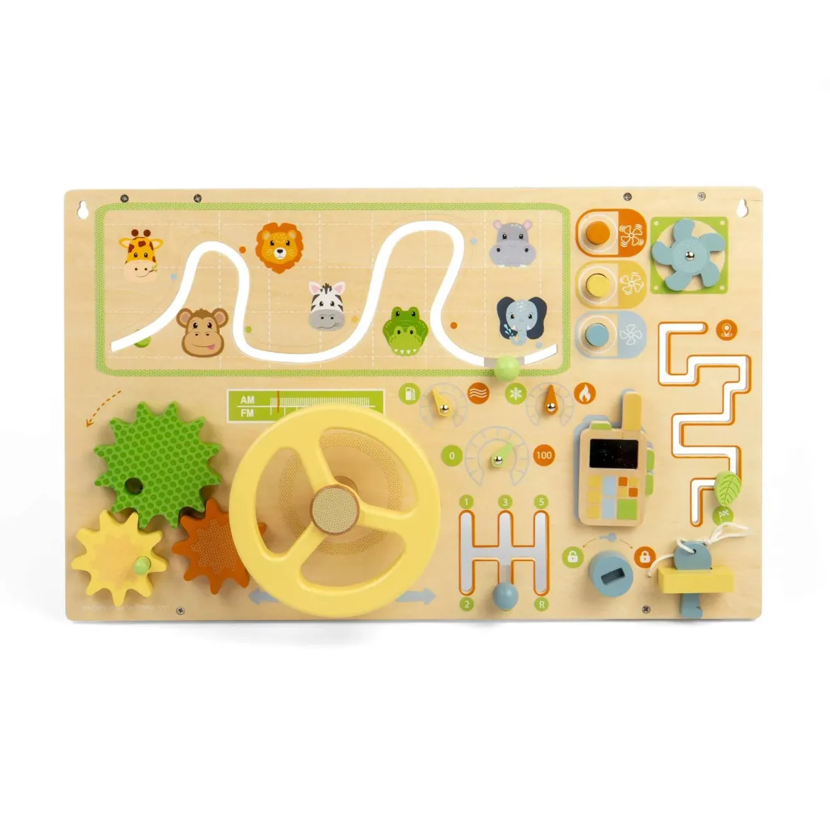 Bigjigs Busyboard Puinen Aktiviteettialusta