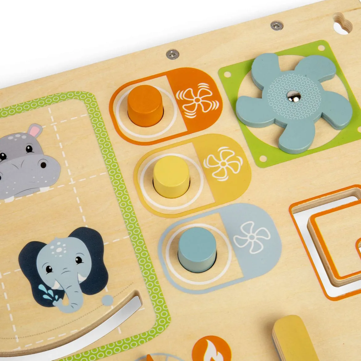 Bigjigs Busyboard Puinen Aktiviteettialusta